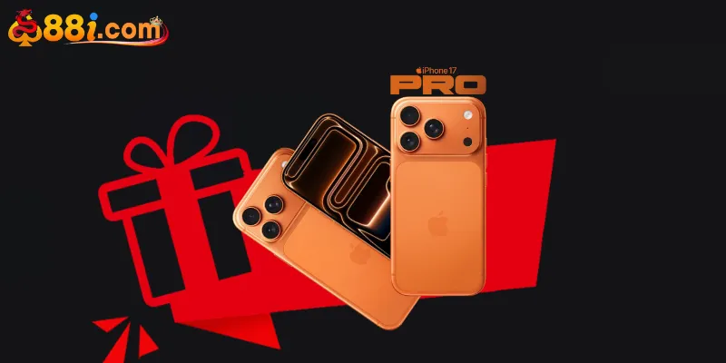 Bốc thăm hoặc quay thưởng sự kiện iphone 17 promax 88i