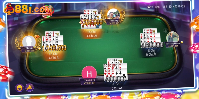 Các game tiêu biểu trong danh mục game bài 88i